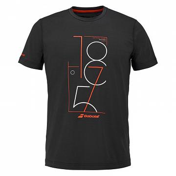 Babolat Exercise Graphic Tee Black